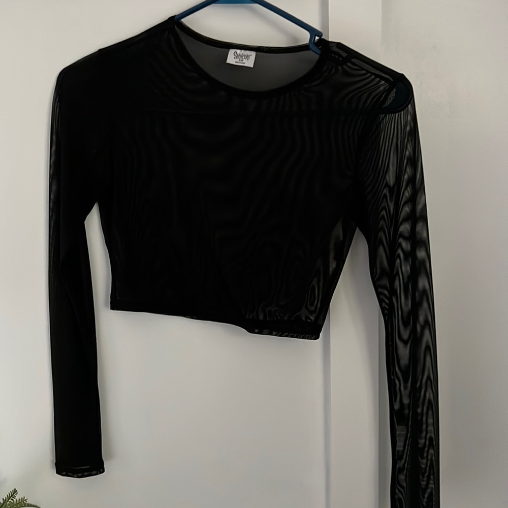 Mesh crop top